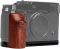 XPRO2 Camera Hand Grip with Wooden Side Handle & Arca-Swiss Plate for Fujifilm X-PRO2 -Aluminum & Padauk Wood (GP-XPRO2-R) by WEPOTO