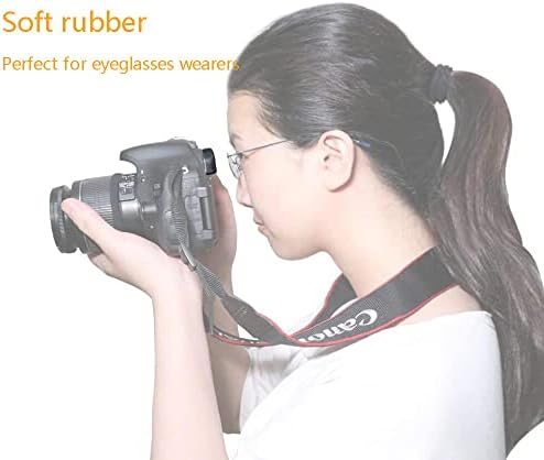 Ef Rubber Eye Cup with 2 Lens Cap Keeper for EOS Rebel T8i T7i T6s T6i T6 T5i T5 T4i T3i T3 T2i T1i XTi XSi XS SL1 SL2 - Image 3