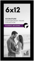 Americanflat 6x12 Picture Frame - Engineered Wood - Black by Americanflat
