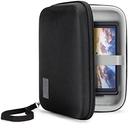 USA Gear 7.5 Inch Camera Field Monitor Card - Hard Shell Portable Camera Monitor with Scratch Resistant Interior Fits FEELWORLD P6XL, FEELWORLD S55 V3, Atomos Shinobi, NEEWER F700 & more (Black) by USAGEAR