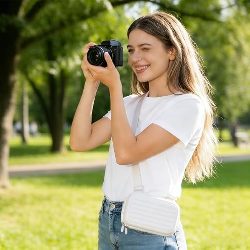Leayjeen Vlogging Camera Case for AUREAPIX with Shoulder Strap - White - Image 6