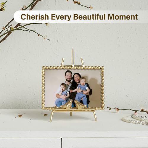 4x6 Gold Picture Frame with Bird Accent - Image 2