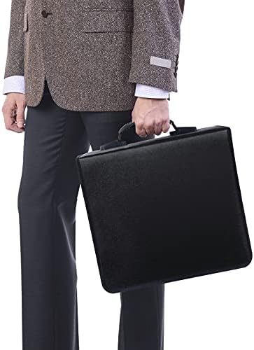 CD/DVD Portable Storage Binder with Handle, 400‑Capacity, (Black) - Image 6