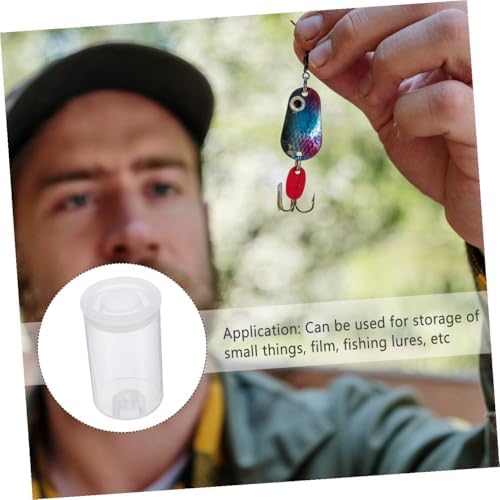 30 Piece Roll Film Container with Caps PET for Fishing Lure Storage - Image 5