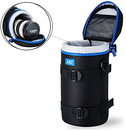 JJC Camera Lens Case Pouch, Padded Bag Fits Lens up to 4.3 x 8.9 (D x L) - Image 5