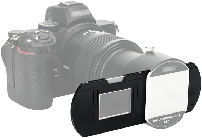 JJC Slide Mount Holder for 35mm Compatible with Film Scanners Copying Equipment, Holds 2 Negative Frames On Digitizing Adapter Set by JJC