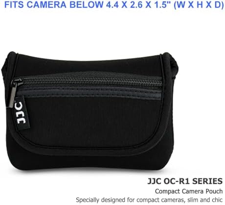 JJC Compact Camera Case Pouch for Sony RX100 VII Kodak Pixpro FZ45, Black - Image 2