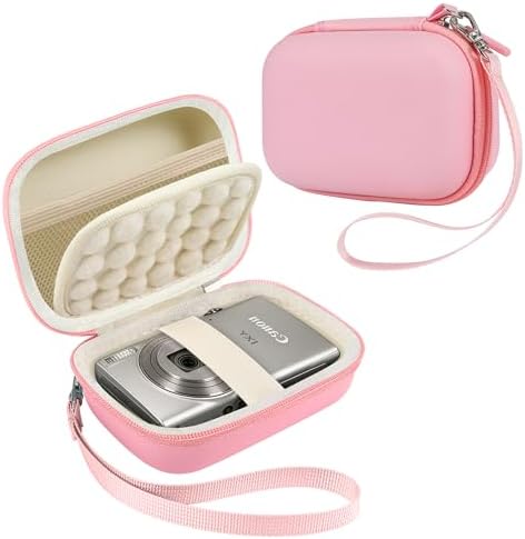Leayjeen Small Camera Case for Canon PowerShot ELPH/IXUS - Pink by Leayjeen