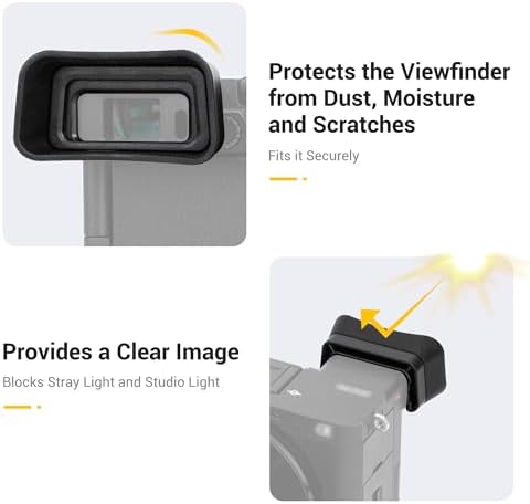 Kiwifotos Long Soft FDA-EP20 Eyecup Eye Cup Eyepiece for Sony A6700 Camera - Image 2