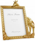 Cuspin 6x8 Picture Frame Gold Vintage Giraffe Ornate Resin Frame by Cuspin