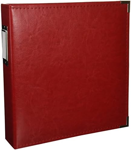 We R Memory Keepers D-Ring 8.5x11 Photo Album Red, Protect Memories and Photos, Soft, Acid-Free Faux Leather, Classy Decorative Spine Label, Snag-Free Rings, Includes 5 Page Protectors - Image 4
