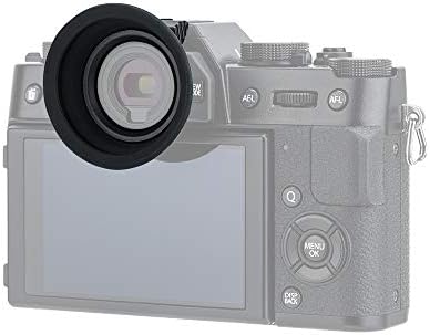 Kiwifotos KE-XT20 Large Soft Silicon Camera Eye Cup Eyepiece for Fuji X-T30 X-T20 X-T10, XT30 Eyecup Eye Piece, Hot Shot Eyecup Viewfinder, Eyeglass Users, Compatible with Fujfilm X-T30 X-T20 X-T10 - Image 2