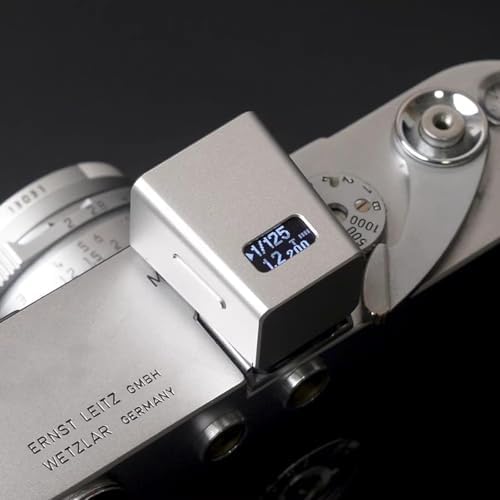 Camera Light Meter Real-Time Metering, Light Meter for Photography with Cold Shoe Mount and OLED Display, 30°Wide-Angle Reflective & 1-Click Real-time Metering, Compatible with Various Cameras - Image 2