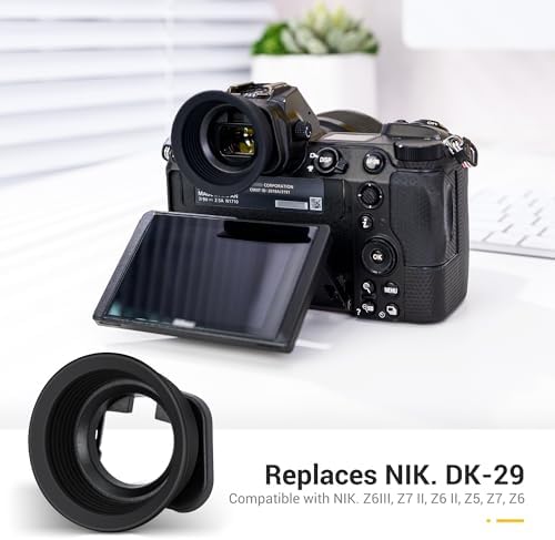 Kiwifotos Round Eyecup Eye Cup Eyepiece for Nikon Z6 III II Z7 II Z5 II Z5 - Image 2