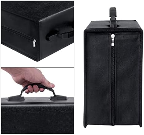 Siveit CD/DVD Case Binder - 400 Capacity Disc Storage Holder, Black PU Binder - Image 3