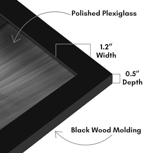 Americanflat 22x29 Poster Frame - Engineered Wood - Black - Image 3
