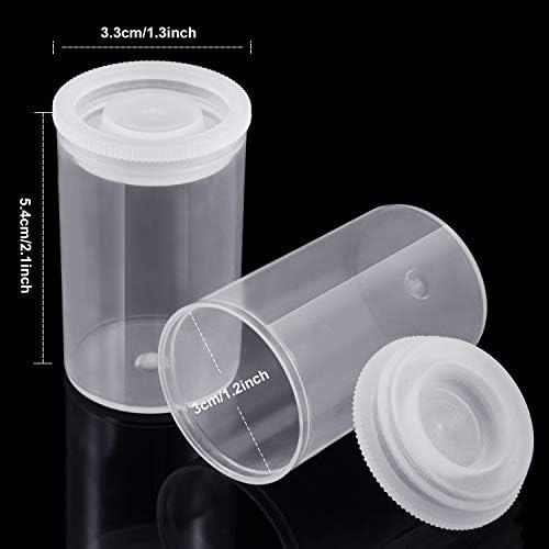 Jovitec 30 Pieces Plastic Film Canister Holder Containers, Transparent - Image 2