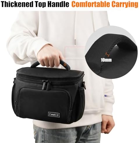 Cwatcun Camera Sling Bag, Waterresistant Crossbody Case for DSLR/Mirrorless - Image 5