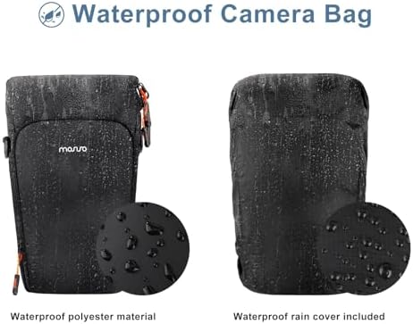 MOSISO Camera Bag, Crossbody Shoulder Bag Padded Camera Case with Lens Kit - Image 4
