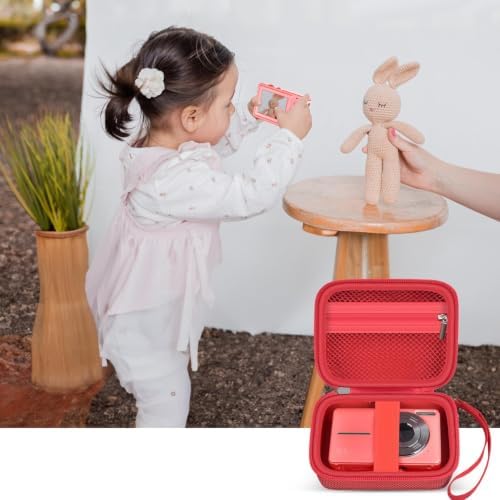ALKOO Digital Camera Case for CAMKORY, Camera Pouch for KODAK Pixpro -Red - Image 7