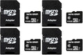 INLAND Micro Center 16GB Class 10 Micro SDHC Flash Memory Card with Adapter for Mobile Device Storage Phone, Tablet, Drone & Full HD Video Recording - 80MB/s UHS-I, C10, U1 (4 Pack) by INLAND