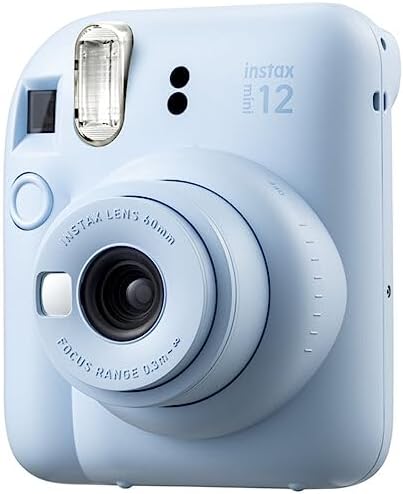 FUJIFILM INSTAX Mini 12 Instant Film Camera | Pastel Blue Bundled with INSTAX Mini Instant Film |40 Exposures + Instax Accessory Bundle + AA Batteries + Cleaning Cloth (10 Items) - Image 3