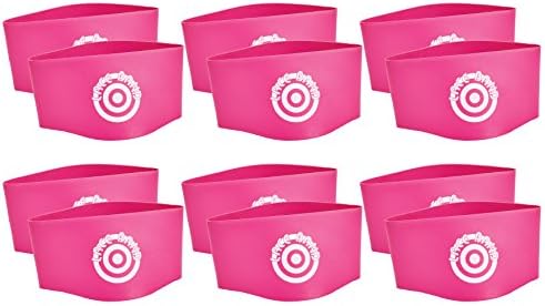 Unique Sports Lace Bands Neon Pink Soccer Cleat Lace Cover (6 Pair) by Unique+Sports