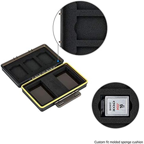 JJC Camera Battery Case Holder for 2 x EN-EL15 EN-EL14 Batteires & 3 XQD - Image 4