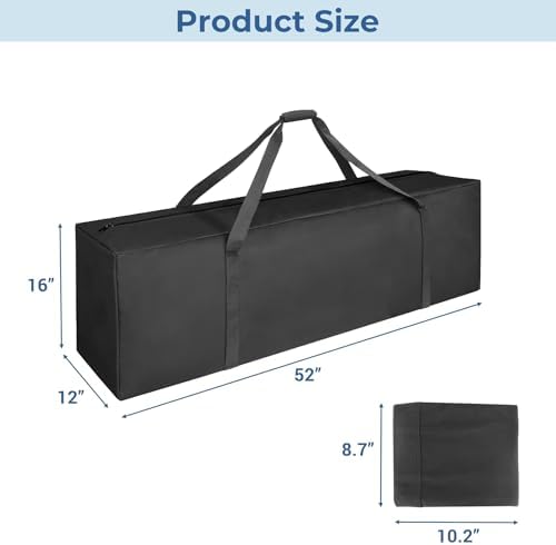 COOLBEBE 52" Sports Duffle Bag - 160L Extra Large Travel Duffel Luggage Bag - Image 5