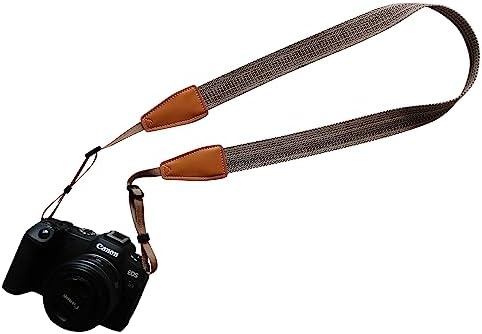 UNIKSTRAP Original Design, Personalized Adjustable Minimalism Style Cotton & Flax Camera Strap, Fit for Canon Nikon Sony Olympus Interchangeable Lens Digital Camera/DSLR etc. by Unknown