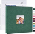 Mublalbum 8x8 Inch 3 Ring DIY Scrapbook Photo Album 40 Pages, Dark Green by Mublalbum