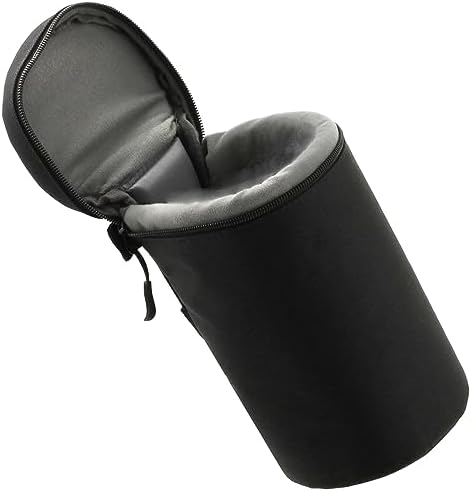 Navitech Black Water Resistant Camera Lens Protective Case Pouch - Compatible with Samyang V-AF 20mm T1.9 Lens - Image 3