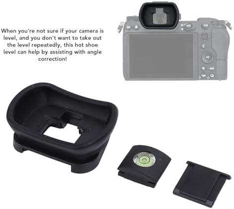 Dpofirs DK-29 Viewfinder Protector Square Eyecup Set | for Z5 Z6 Z7 Z6III with Hot Shoe Level & Cover - Image 3