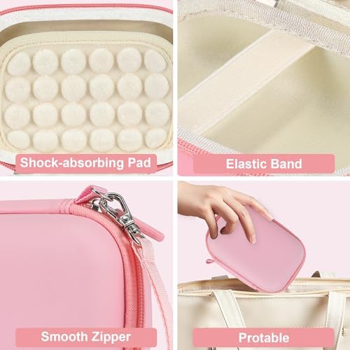 Leayjeen Small Camera Case for Canon PowerShot ELPH/IXUS - Pink - Image 4