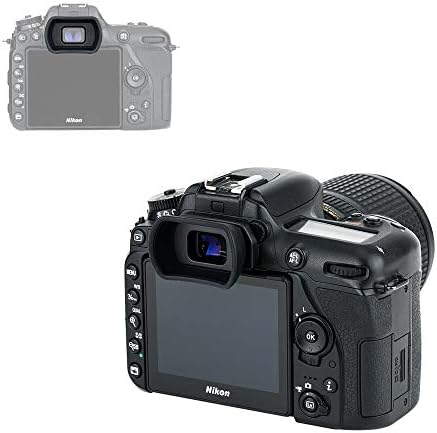 JJC Silicone Extended Eyecup Viewfinder, Replace Nikon DK-20 21 23 24 25 28 - Image 5