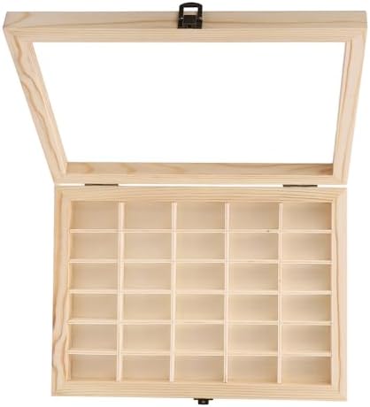 Fabater Film Cassette Display Case, 30 Slots Dust Proof Solid Wood Camera Film Cassette Storage Box, Large Capacity Organizer with Minimalist Design for Photography - Image 7