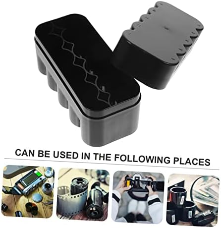TOYANDONA Black Plastic Film Canisters Carrying Organizer for 10 Rolls - Image 6