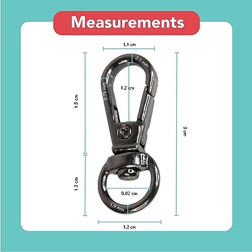 Foto&Tech Small Quick Release Adapter Clip for Camera with Round Lugs for Camera Strap, 33lb Breaking Force (1 Set, Gray) - Image 5