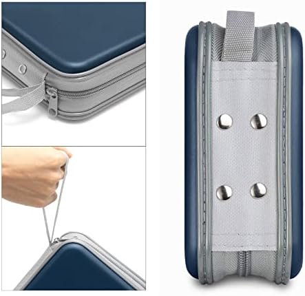 Siveit CD/DVD Cases 40 Capacity Disc Storage Binder for Car(Dark Blue) - Image 3