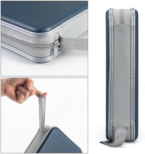 alavisxf xx CD Case, 96 Capacity Hard Plastic Organizer Wallet for Car - Image 2
