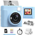 TIATUA Kids Instant Print Camera, 1080P HD Video Digital Toy, Blue by SpecializeinKidsCameraToys