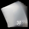 30 Sheets 9.84 x 10.24" Clear Insert Page Protectors Film - Exclusive Customized (NOT Pocket Non-adhesive) Acid Free Flexible Photo Sheet Divider, ONLY match ADVcer 10x10 Photo Album Scrapbooks by ADVcer