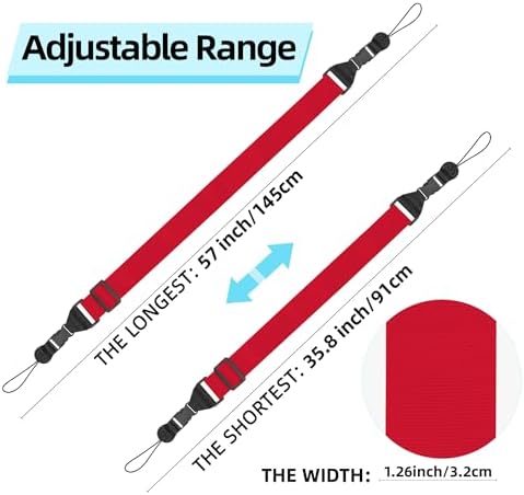 3 Pack Adjustable Shoulder Strap, iPad Strap Nylon Neck Lanyard - Image 2