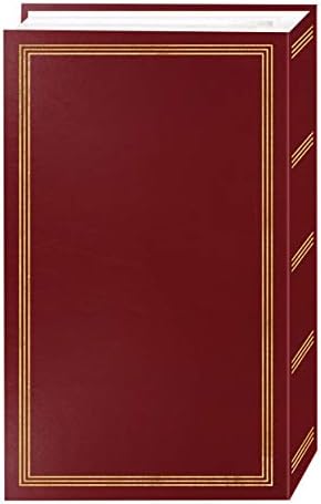 Pioneer Photo Albums Magnetic Self-Stick 3-Ring Photo Album 100 Pages (50 Sheets), Navy Blue & 3-Ring Pocket Burgundy Album for 504 Photos - 4"X6" - Image 3