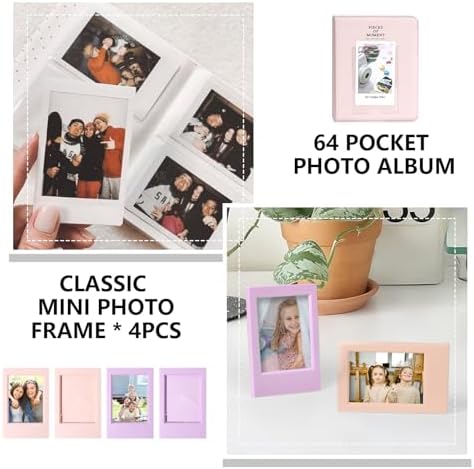 CAIYOULE Camera Case for Instax Mini EVO Instant Film Camera, Gentle Rose - Image 6