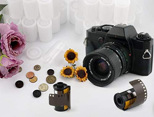 72 pieces Film Canisters ,35MM Empty Camera Reel Containers, for Rockets, 8 OZ, 2" H, 1" W, Plastic, Films Developing Processing Tube, Roll Case, Small Accessories, Storage (Black) - Image 3
