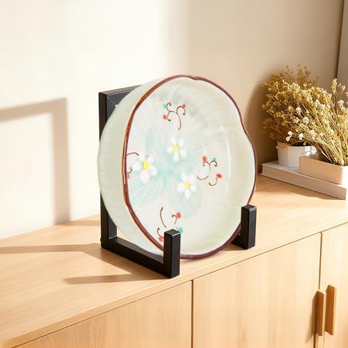 2-Pack Black Metal Display Stands for 9-15 Inch Plates and Artwork - Image 7