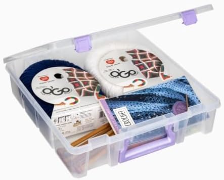 ArtBin Essentials 12 x 12 One-Compartment Craft Box, Clear - Image 2
