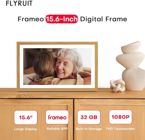 Frameo 15.6" Digital Picture Frame WiFi, Large Display Digital Photo Frame - Image 2