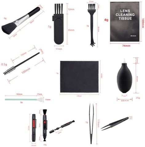 Camera Lens Cleaning Kit, 10Pcs, Optical Len Clean Tools - Image 2
